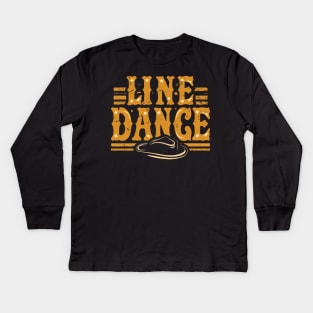 Line-dance Kids Long Sleeve T-Shirt
